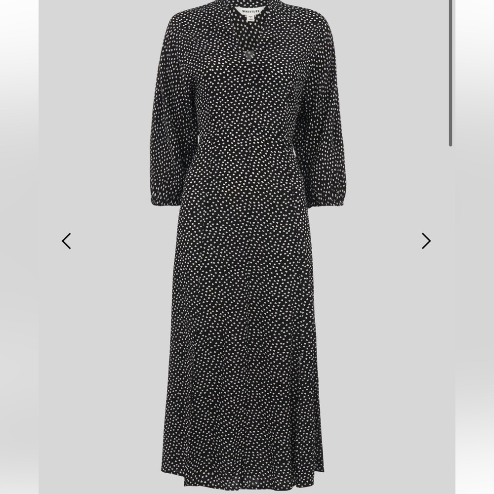 Whistles CONFETTI HEART MIDI DRESS - Picture 4 of 4
